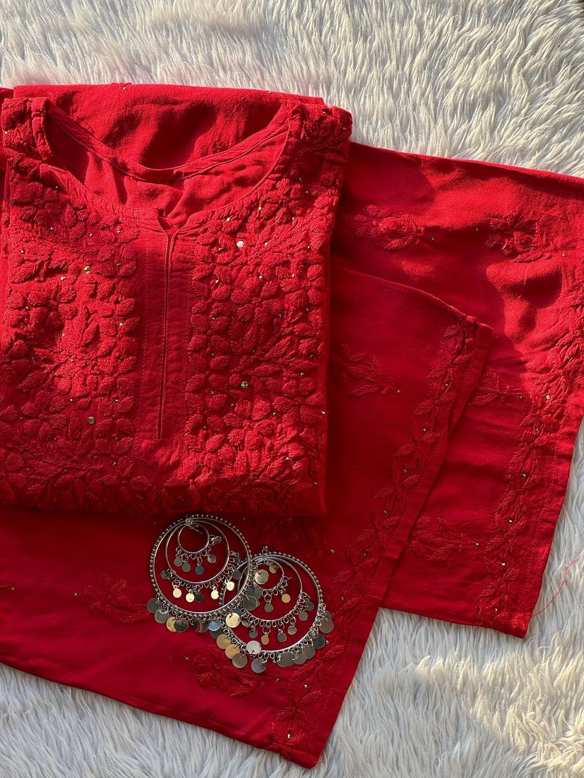 Fiza rayon mukesh kurta plazzo set