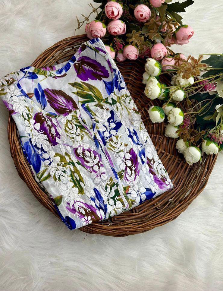 Nazakat mul cotton kurti
