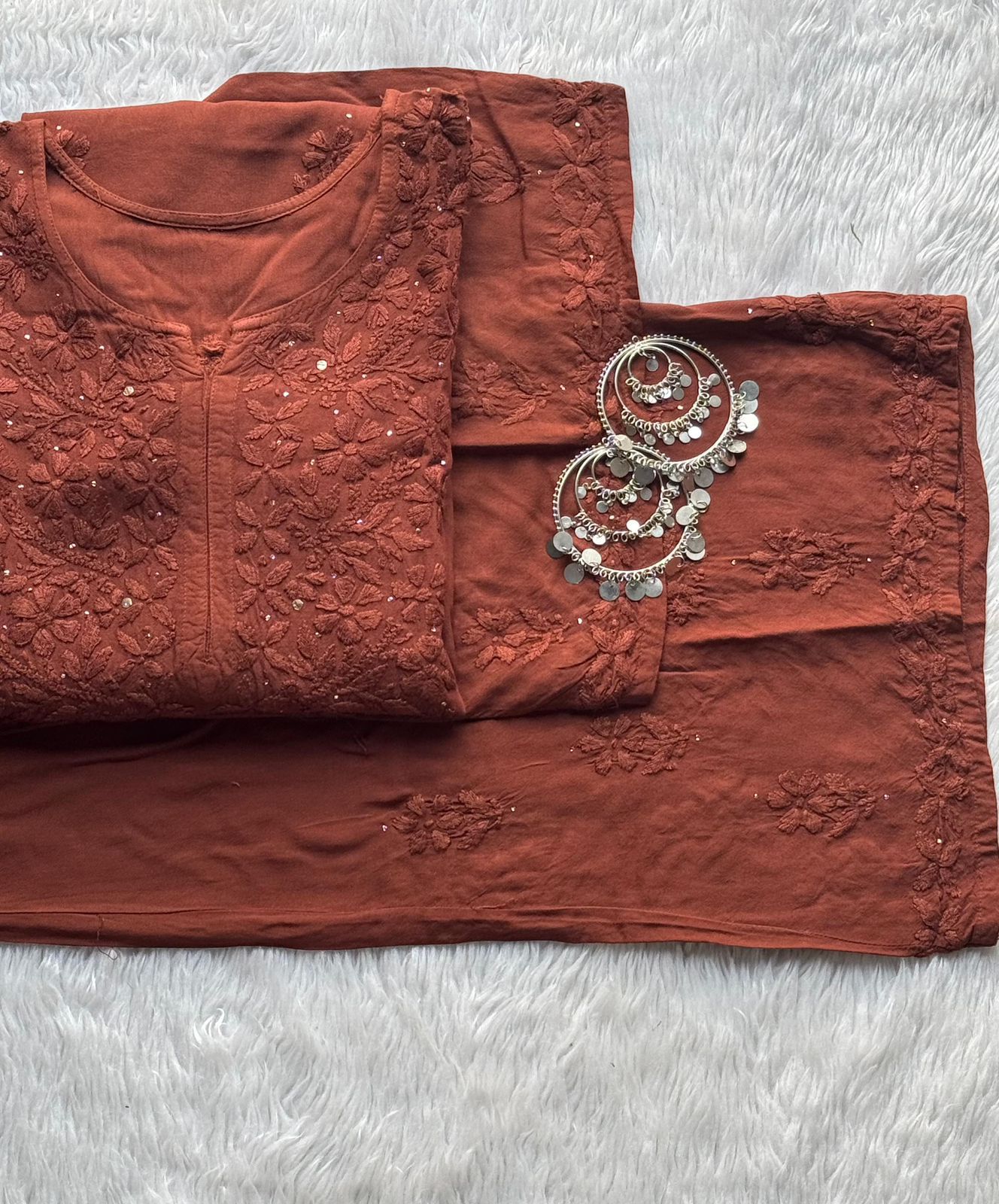 Fiza rayon mukesh kurta plazzo set