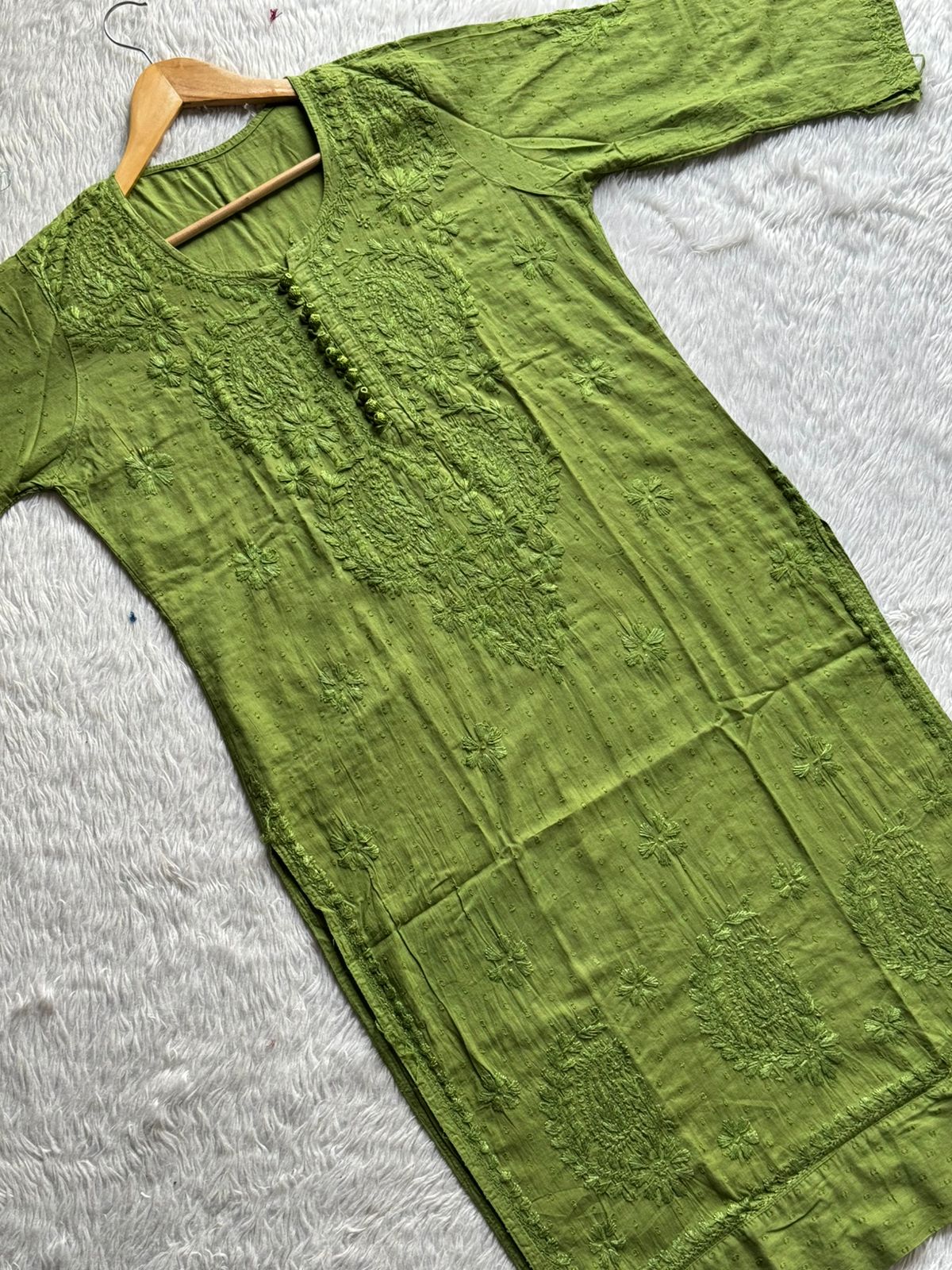 Azda dyeable dobby cotton plazzo set