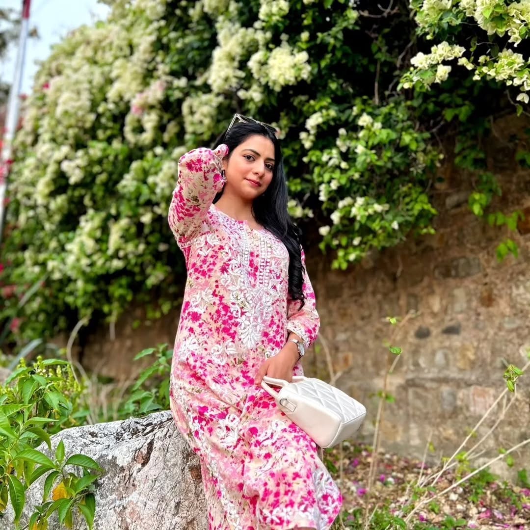 Rida mul cotton kurta plazzo set