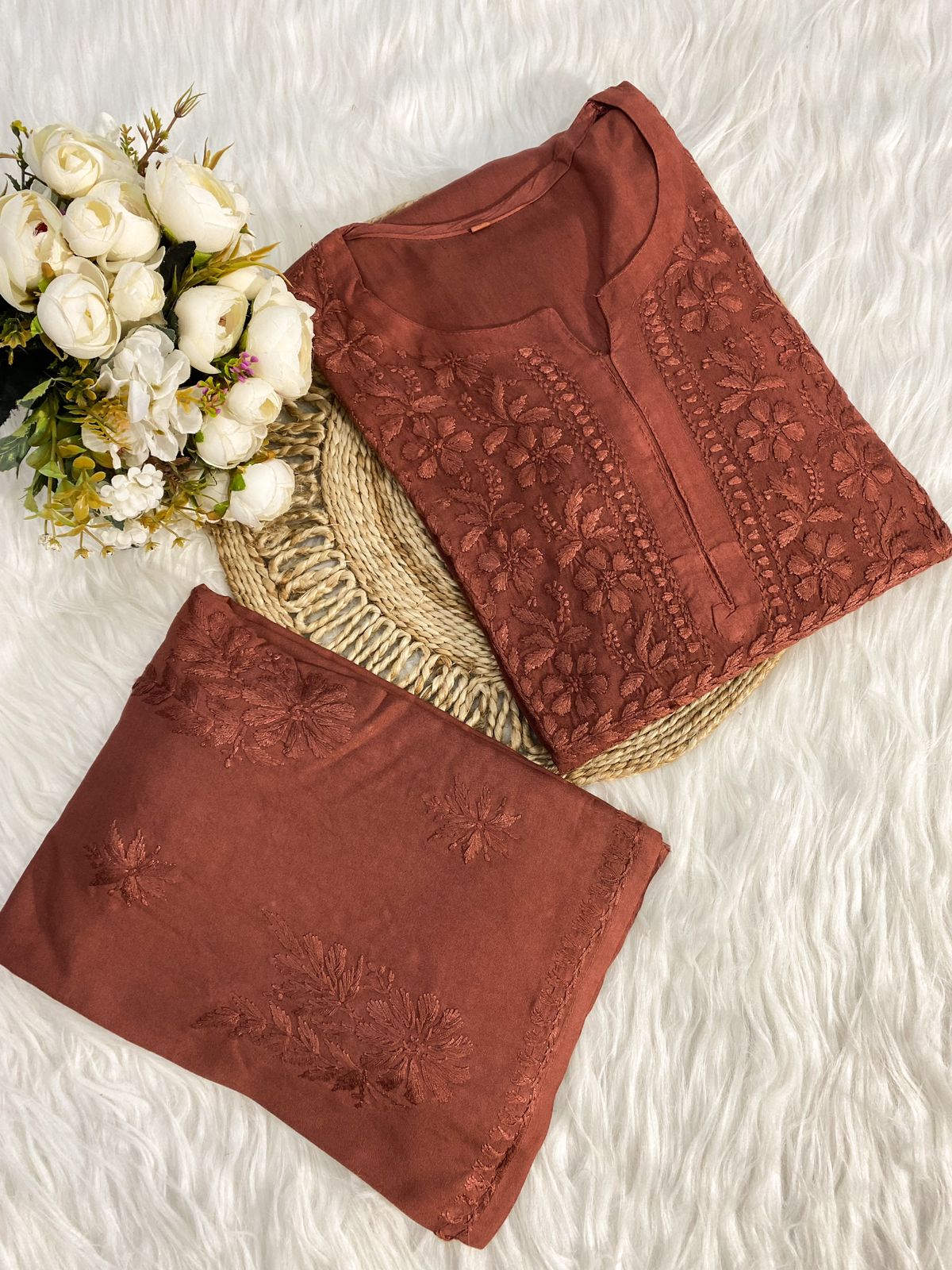 khushboo chikankari cord set