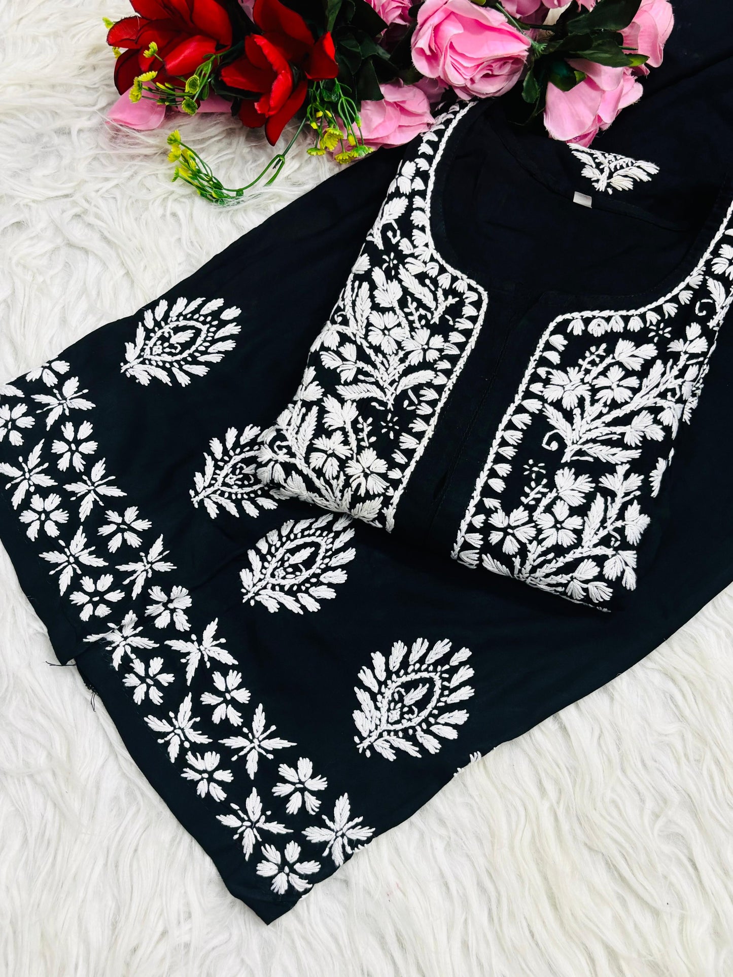 Premium Rayon kurta plazzo set