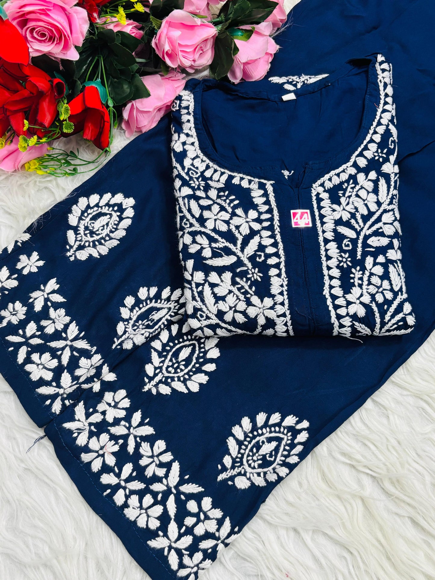 Premium Rayon kurta plazzo set