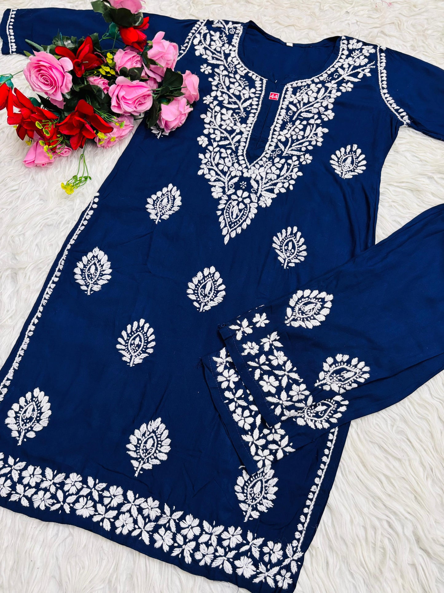 Premium Rayon kurta plazzo set
