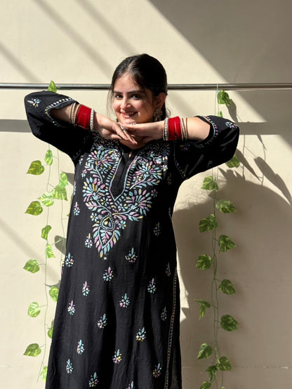 Reeva Heavy Chikankari kurti n plaazo