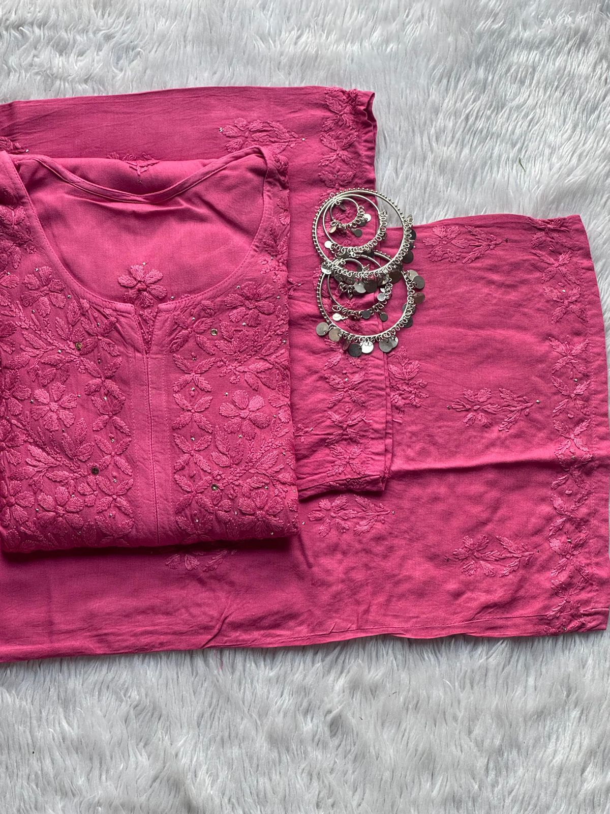 Fiza rayon mukesh kurta plazzo set