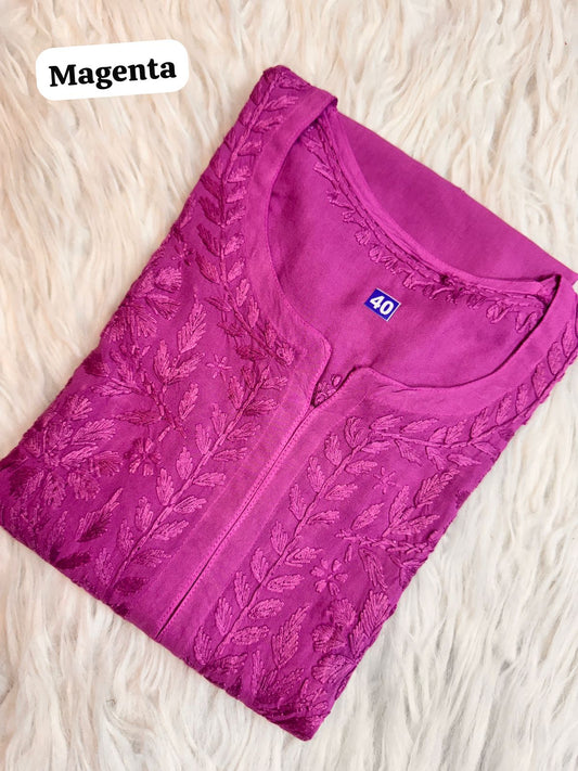 Chaya soft Rayon ombre dyed short kurta [combo]