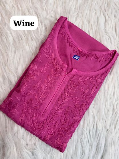 Chaya soft Rayon ombre dyed short kurta [combo]