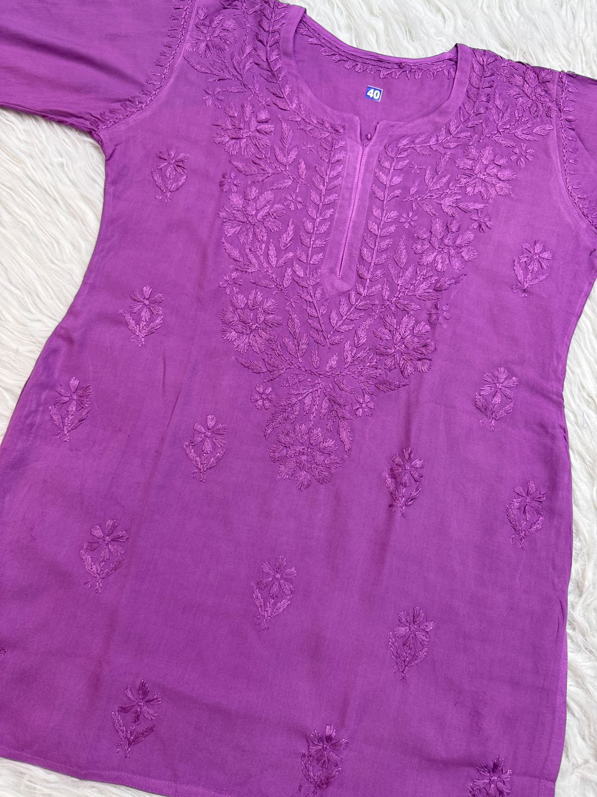 Chaya soft Rayon ombre dyed short kurta [combo]