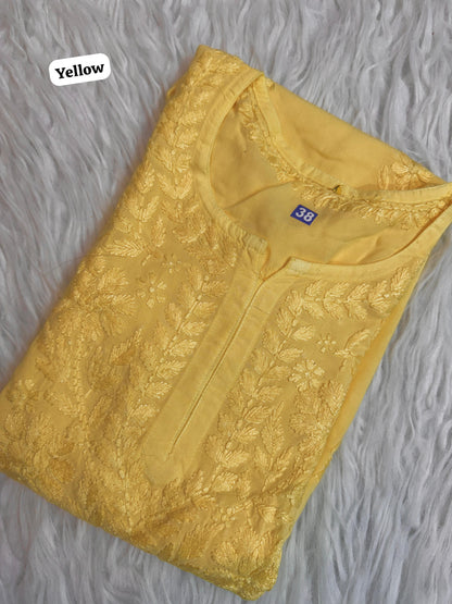 Chaya soft Rayon ombre dyed short kurta [combo]