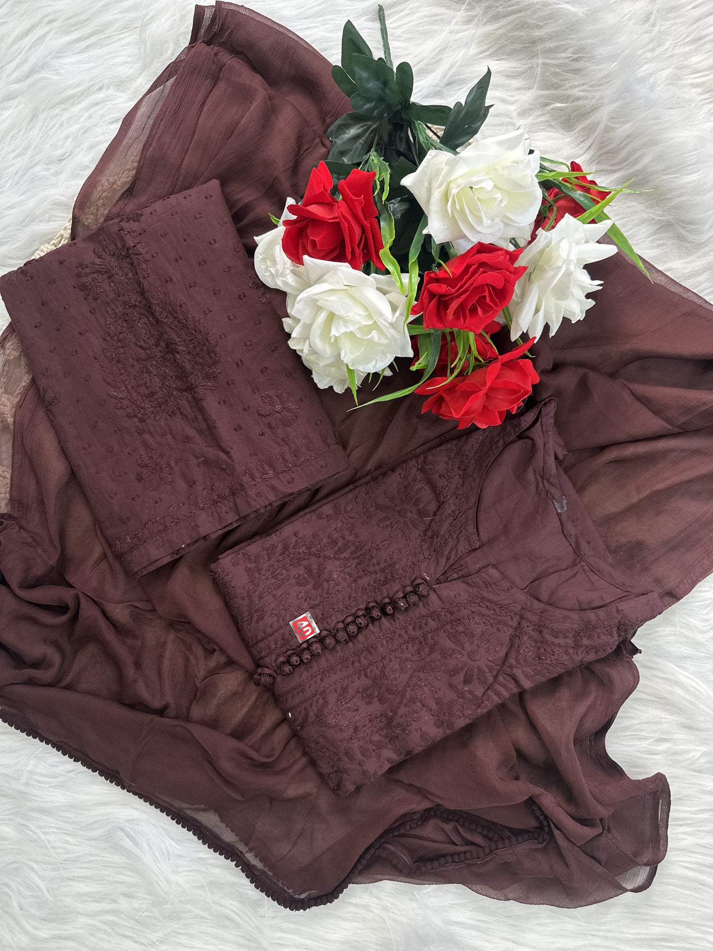 Maryam dobby cotton 3 piece set