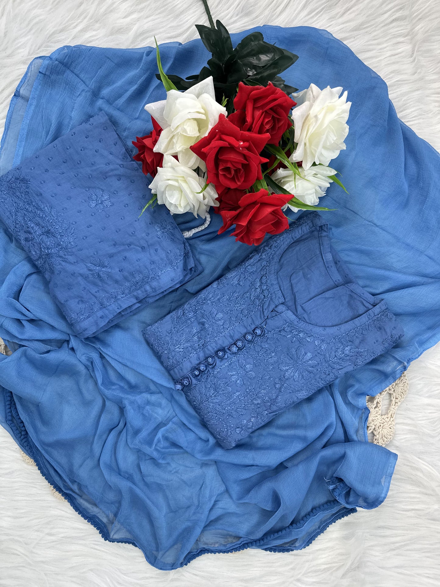Maryam dobby cotton 3 piece set