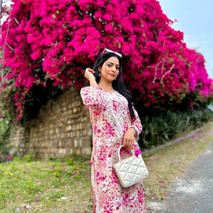 Rida mul cotton kurta plazzo set