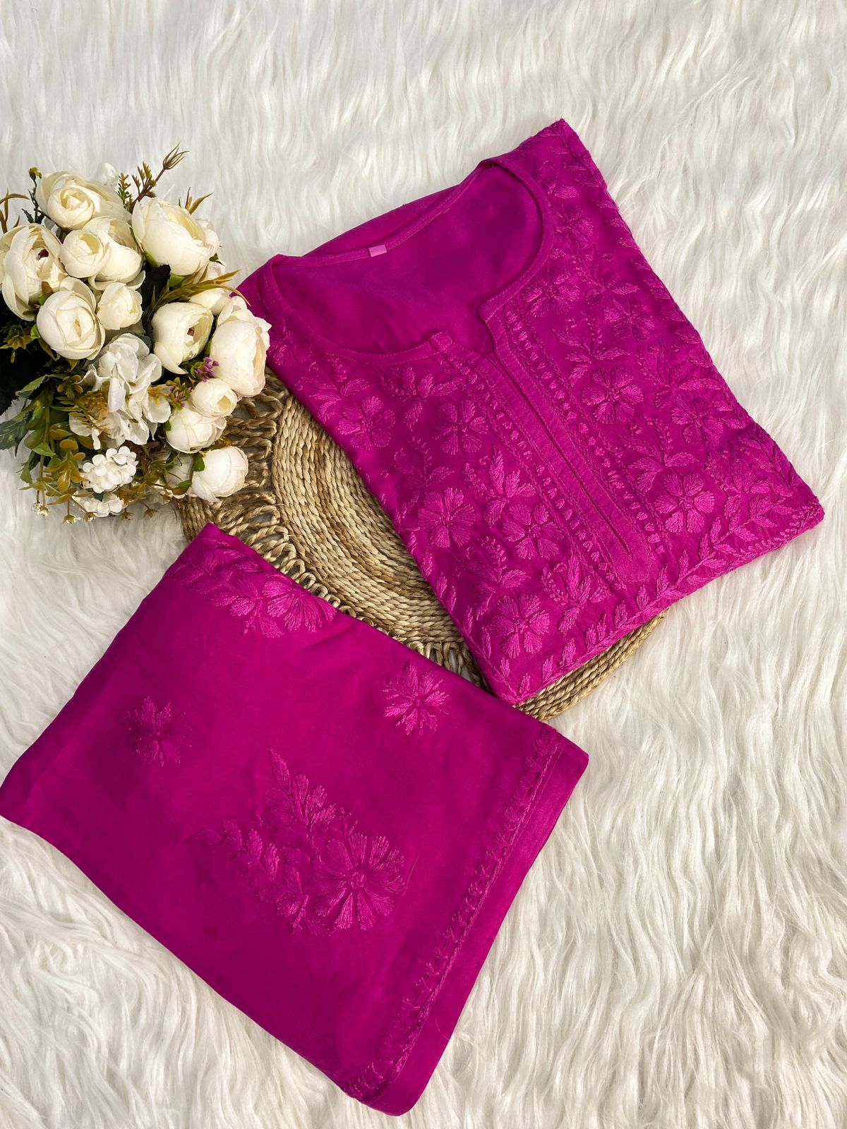 khushboo chikankari cord set