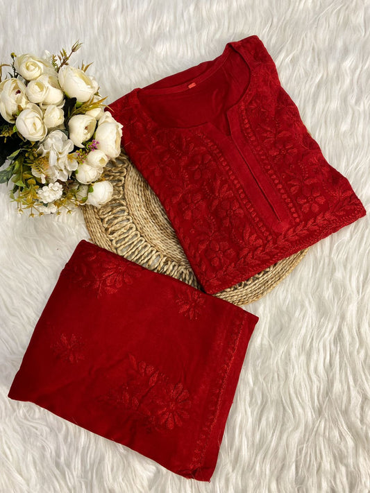 khushboo chikankari cord set