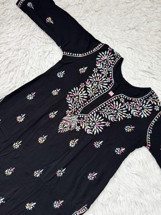 Reeva Heavy Chikankari kurti n plaazo