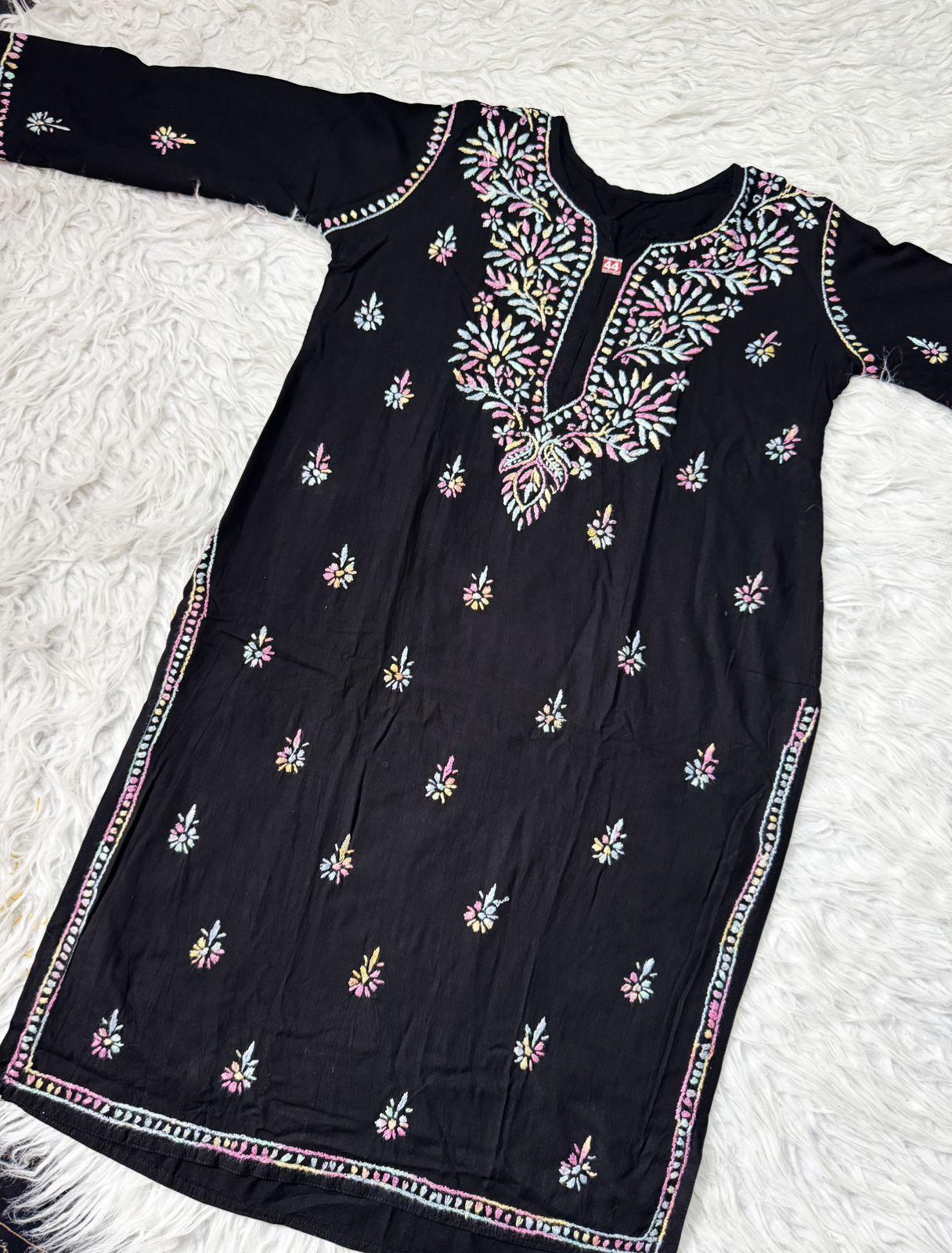 Reeva Heavy Chikankari kurti n plaazo