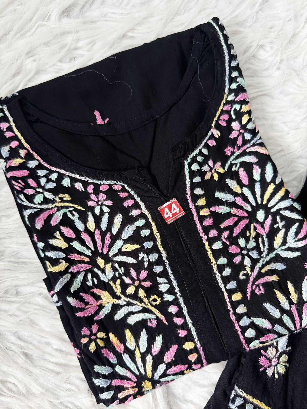 Reeva Heavy Chikankari kurti n plaazo