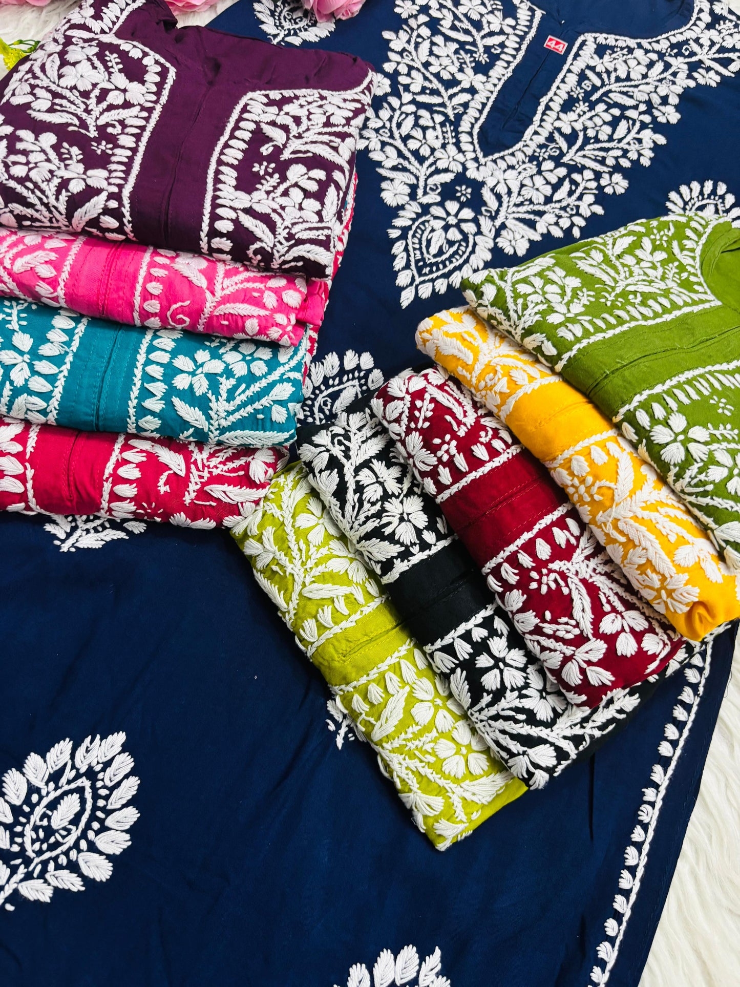 Premium Rayon kurta plazzo set