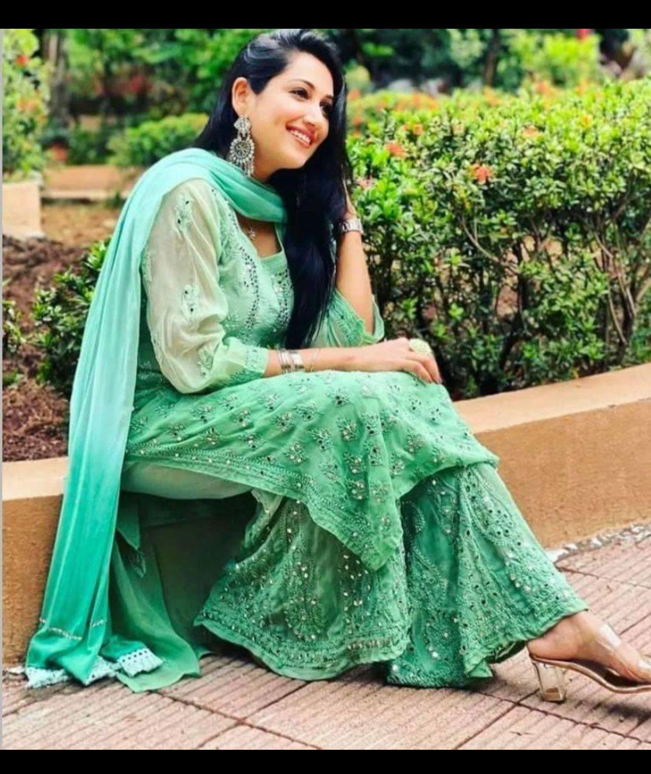 Gulal Lucknowi chikankari 4 piece set