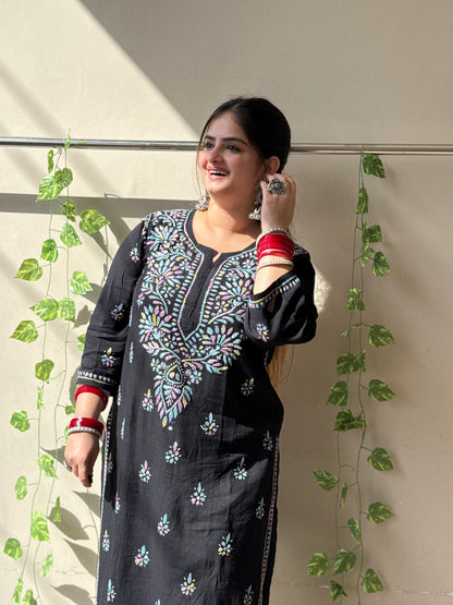 Reeva Heavy Chikankari kurti n plaazo