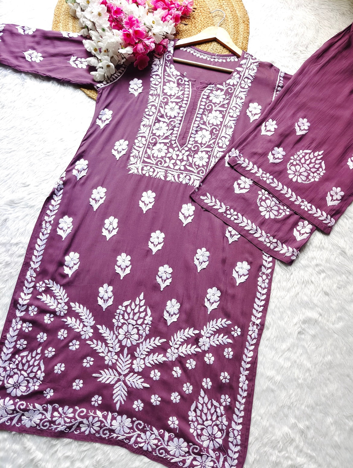 Premium Modal Kurti Plazzo Sets