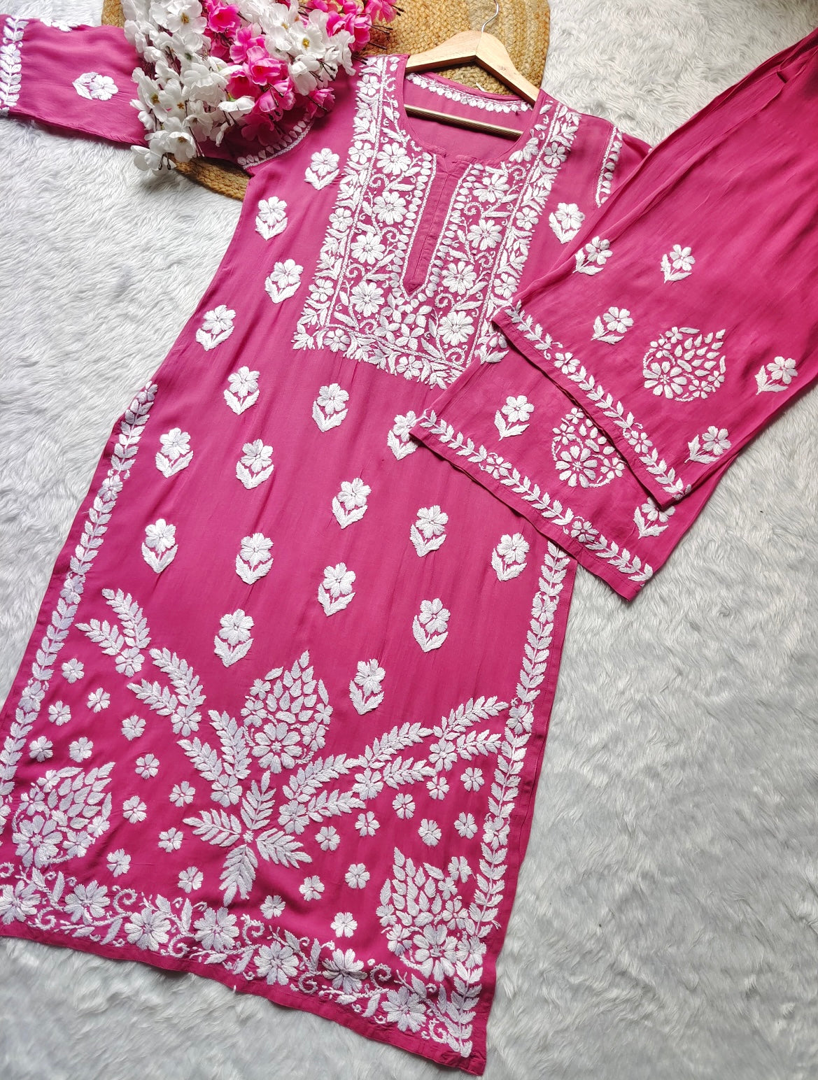 Premium Modal Kurti Plazzo Sets