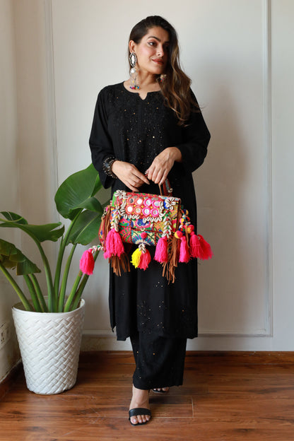 Fiza rayon mukesh kurta plazzo set