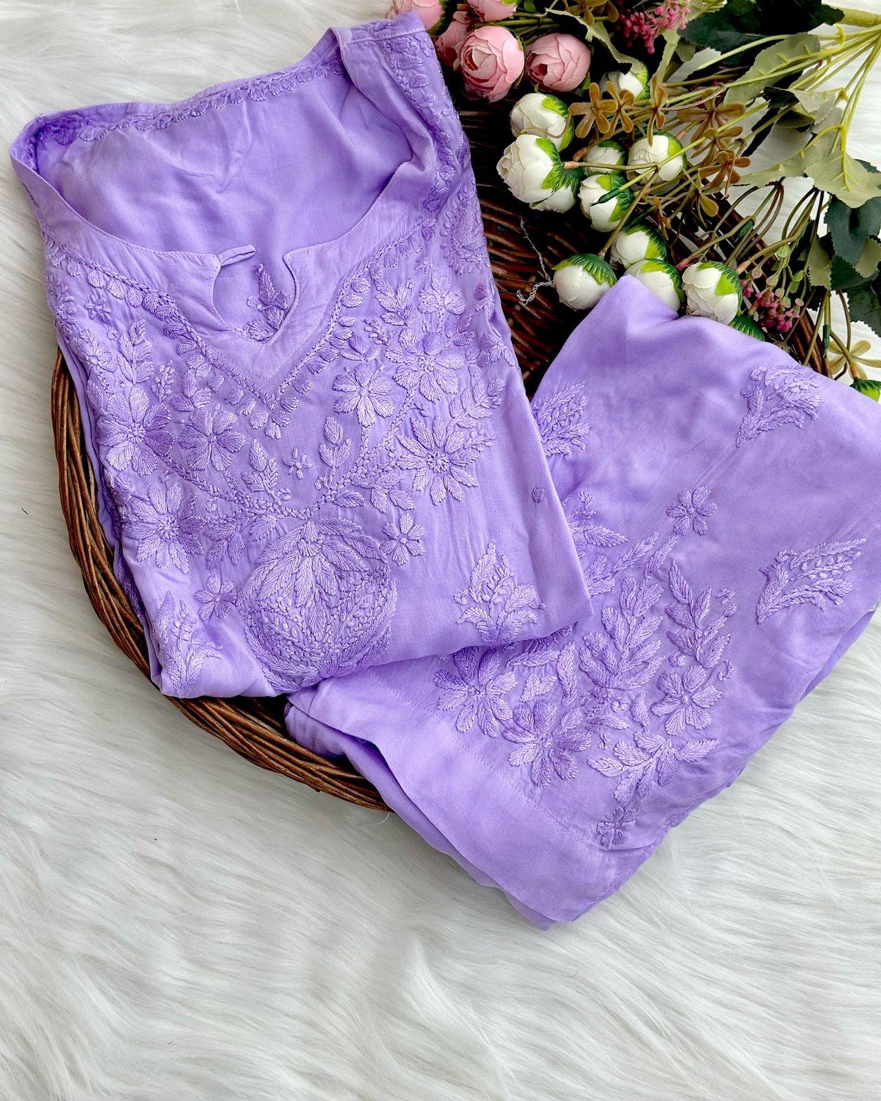 Ifra modal kurta plazzo set