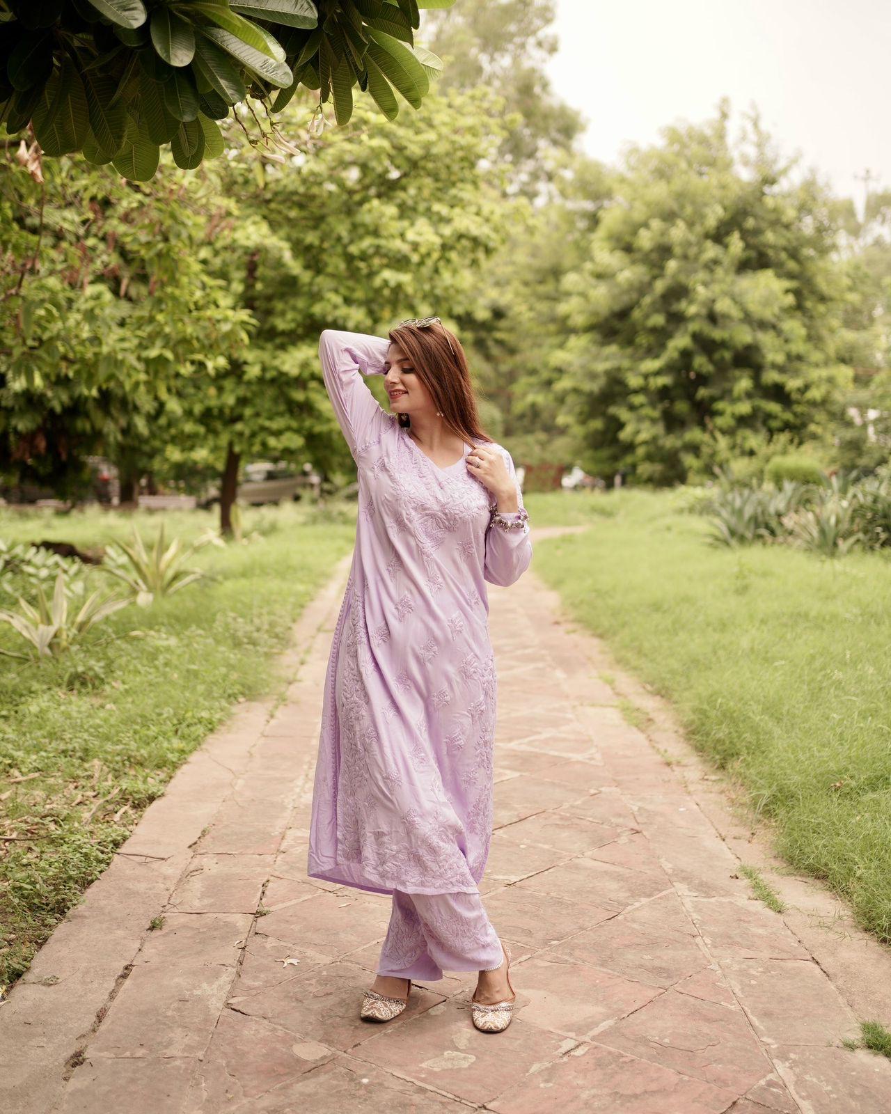 Ifra modal kurta plazzo set