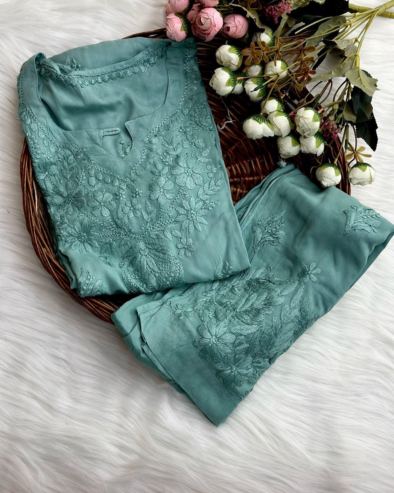 Ifra modal kurta plazzo set