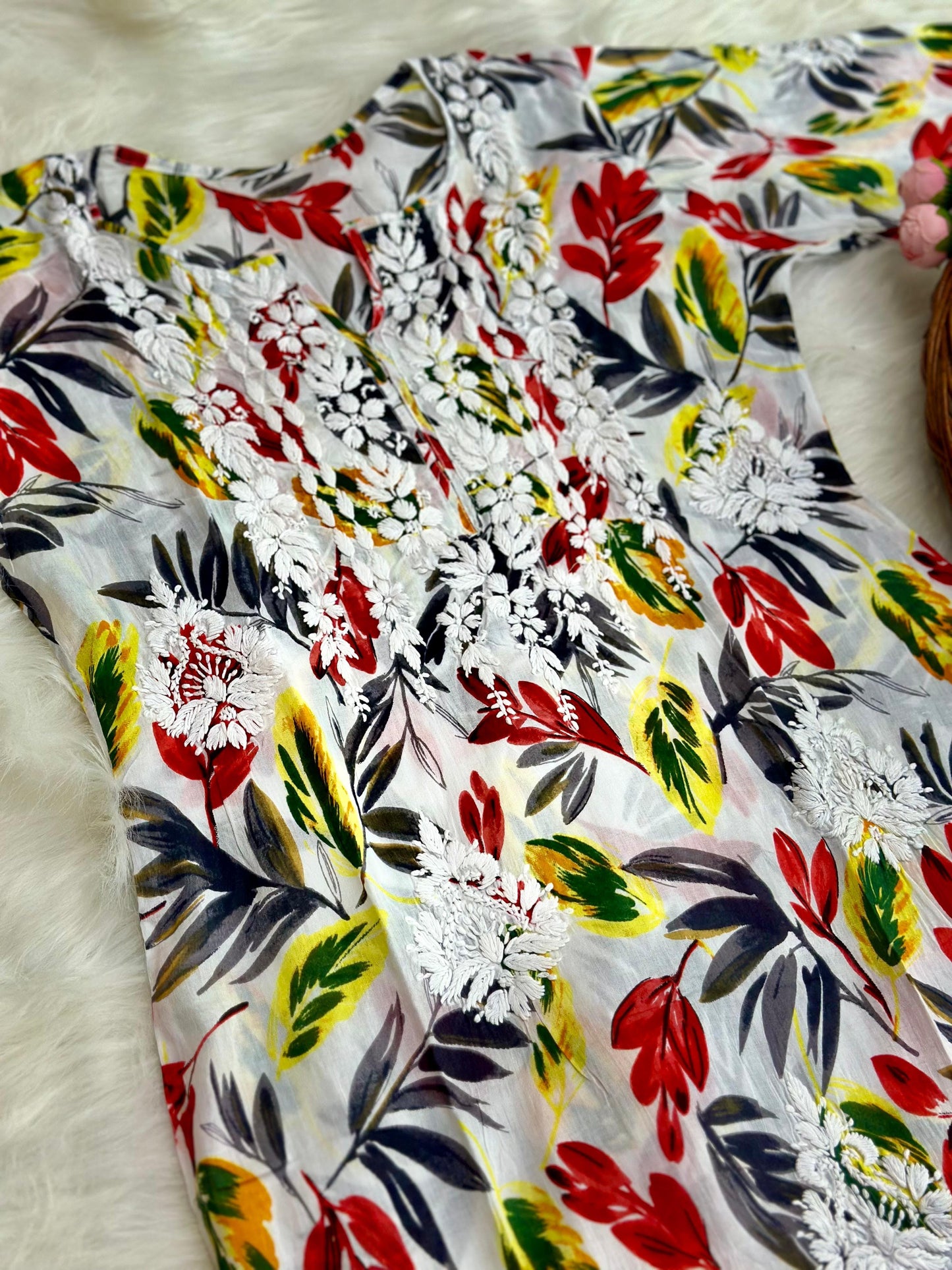 Nazakat mul cotton kurti