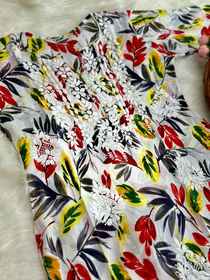 Nazakat mul cotton kurti