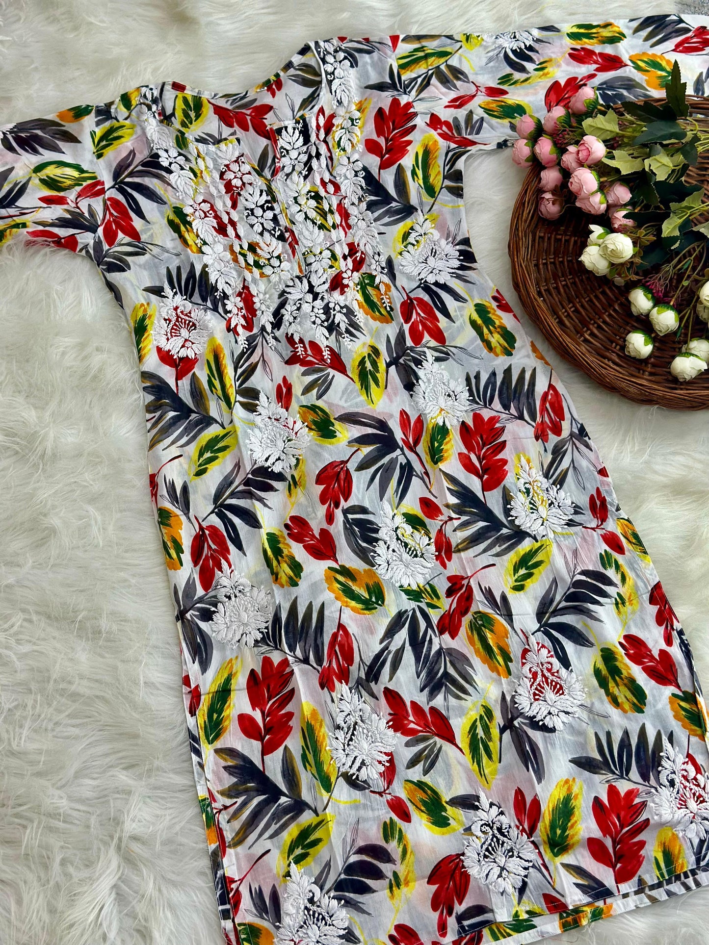 Nazakat mul cotton kurti