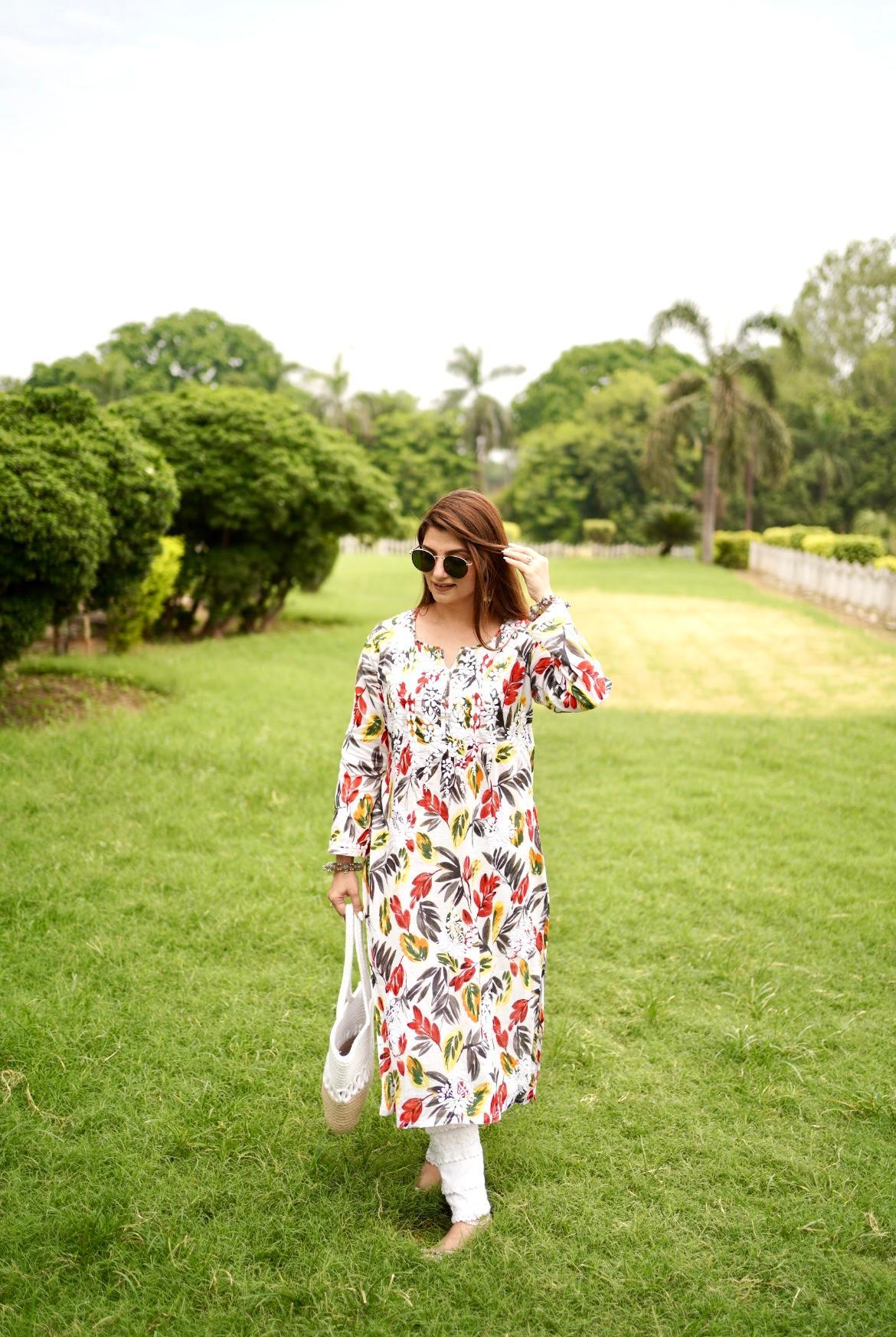Nazakat mul cotton kurti
