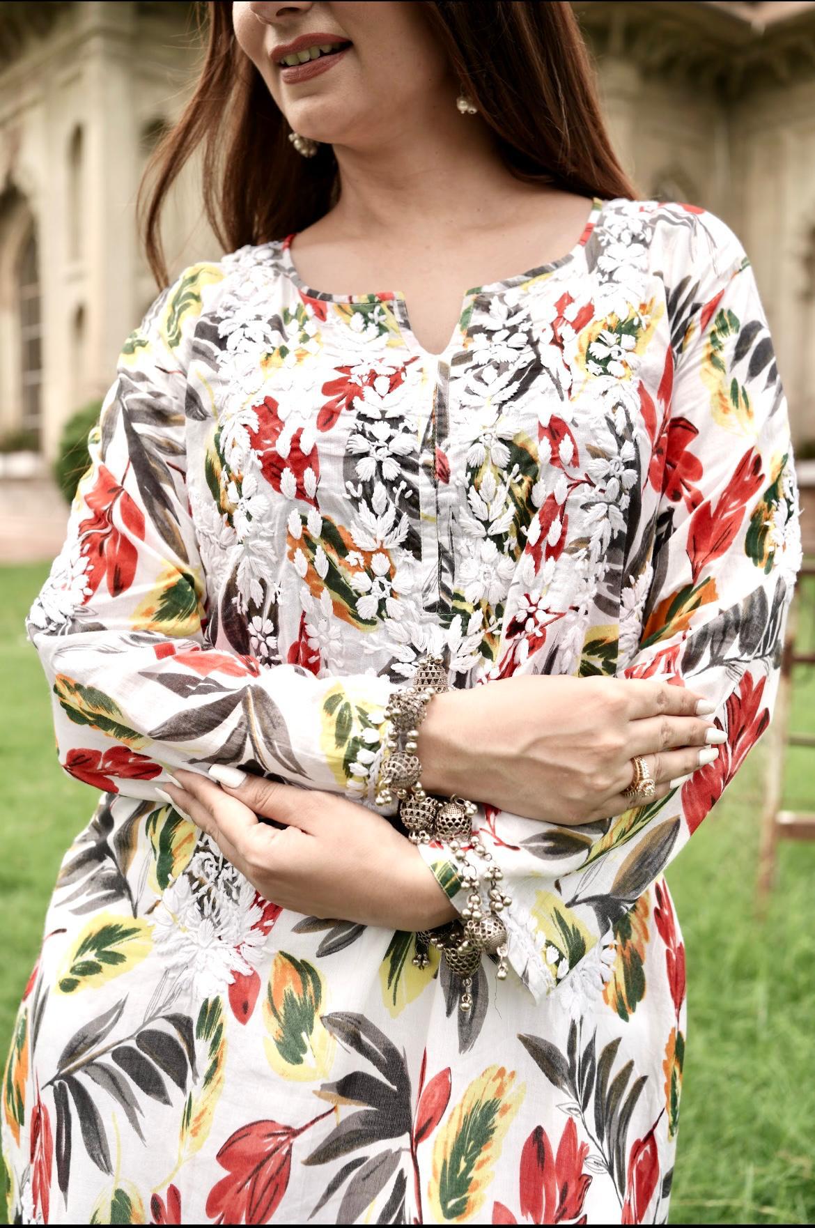 Nazakat mul cotton kurti