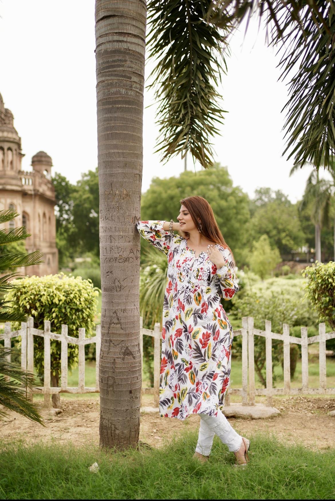 Nazakat mul cotton kurti