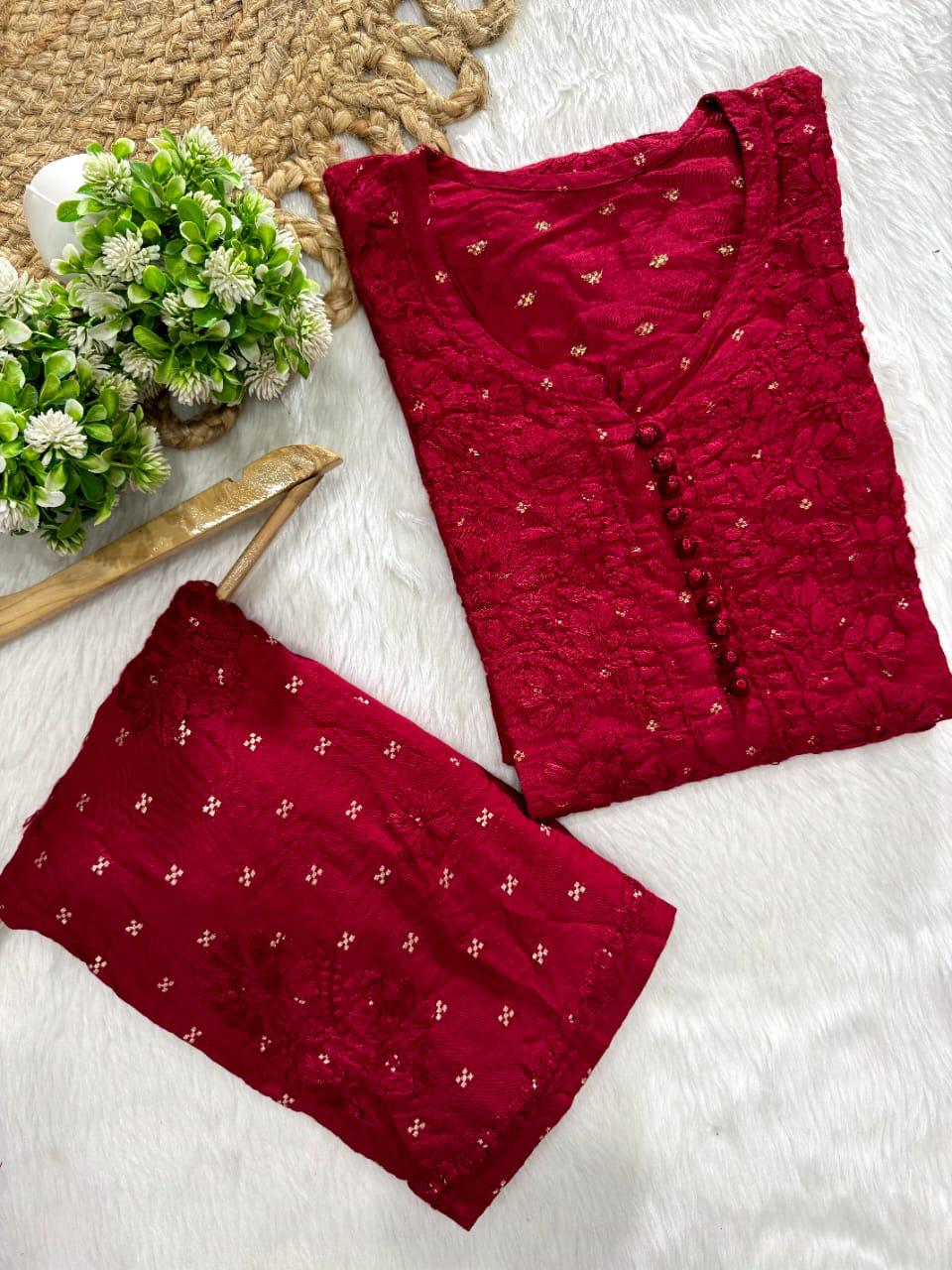 Chanderi Silk Set