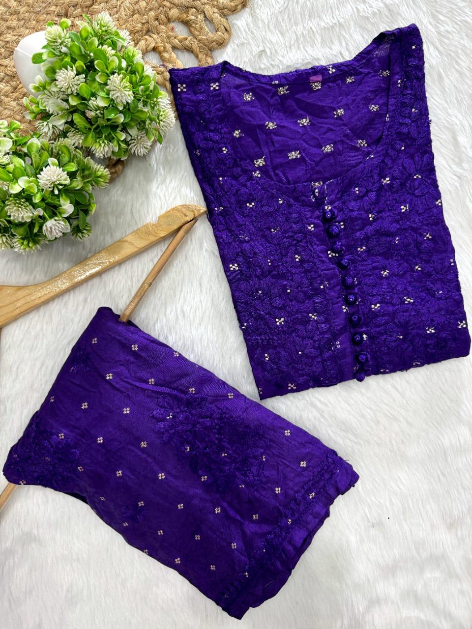 Chanderi Silk Set