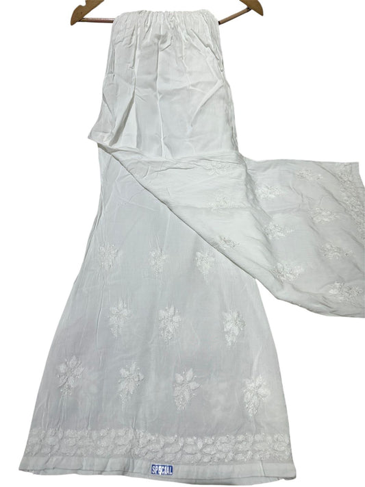 White Rayon palazzo