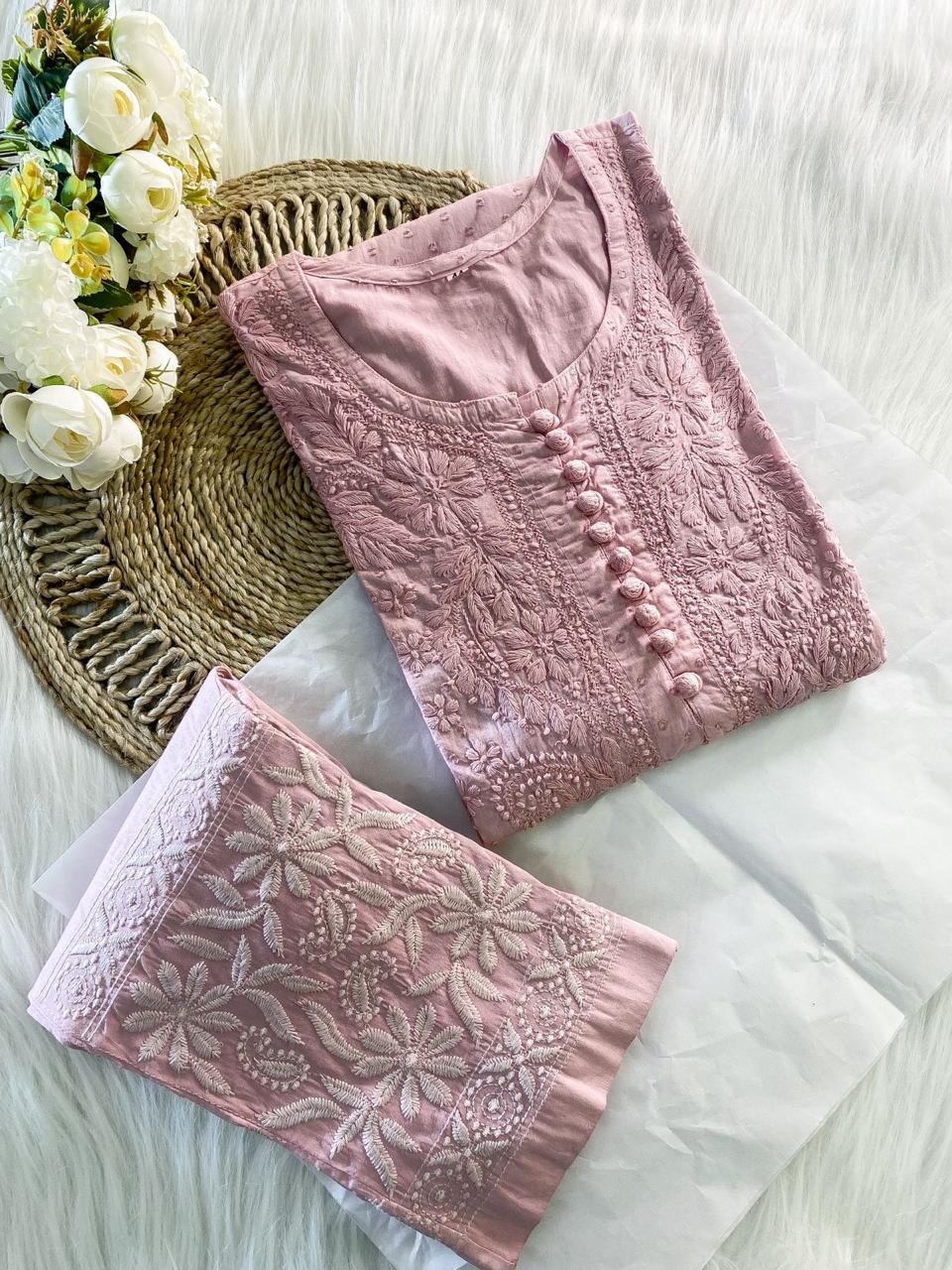 Dobby Cotton Chikankari Sets