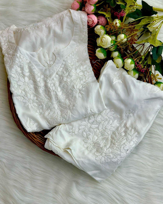 Ifra modal kurta plazzo set