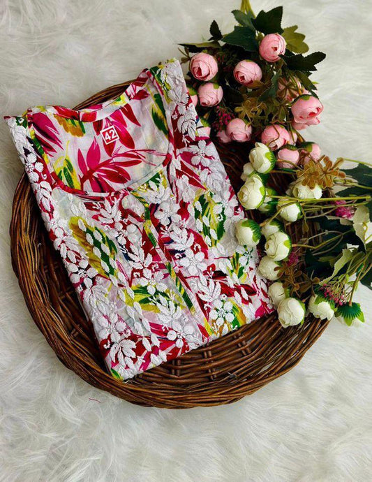 Nazakat mul cotton kurti